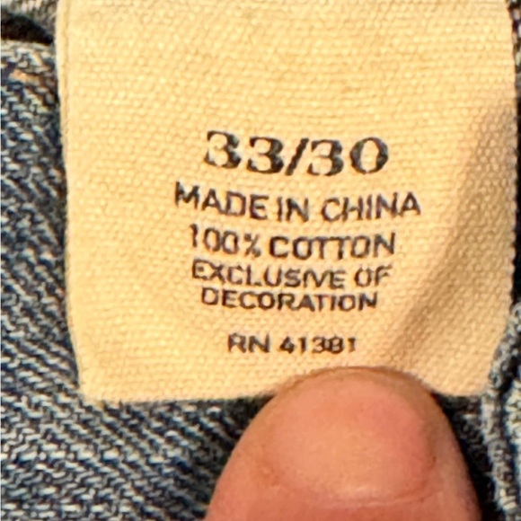 Vintage Ralph Lauren polo Blue Jeans no callouts size 33x30 - Picture 3 of 4